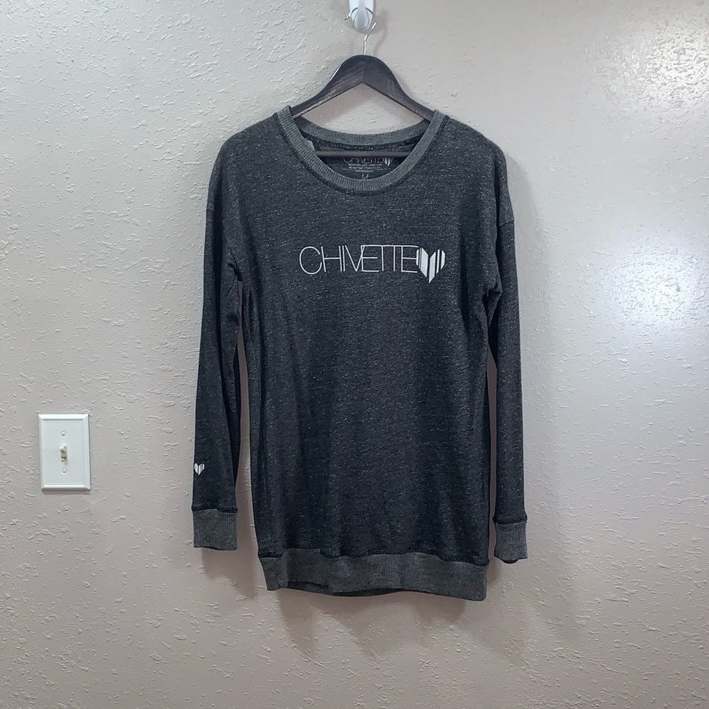 The chive Chivette tunic sweater charcoal sz med